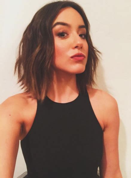 chloe bennet short hair|Chloe Bennet Gets Hair Cut Short For Agents Of .